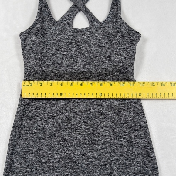 Beyond Yoga Criss Cross Heathered Gray Tank Top Size XS Extra Small - Picture 9 of 12